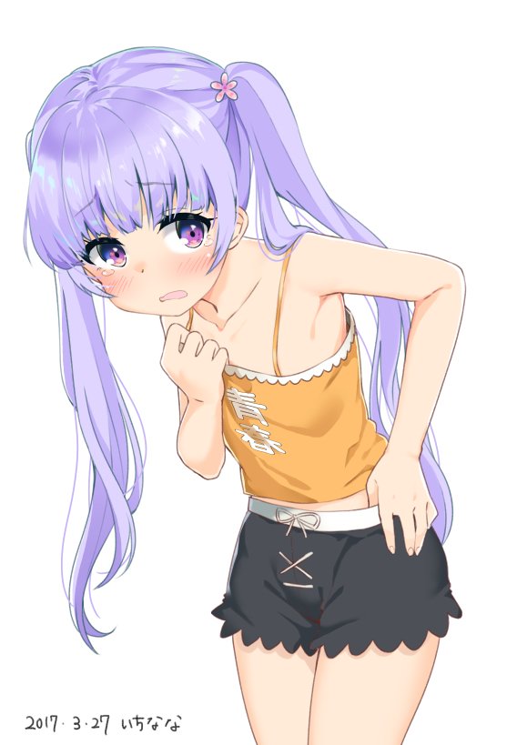 suzukaze aoba and shinoda hajime (new game!) drawn by itinana