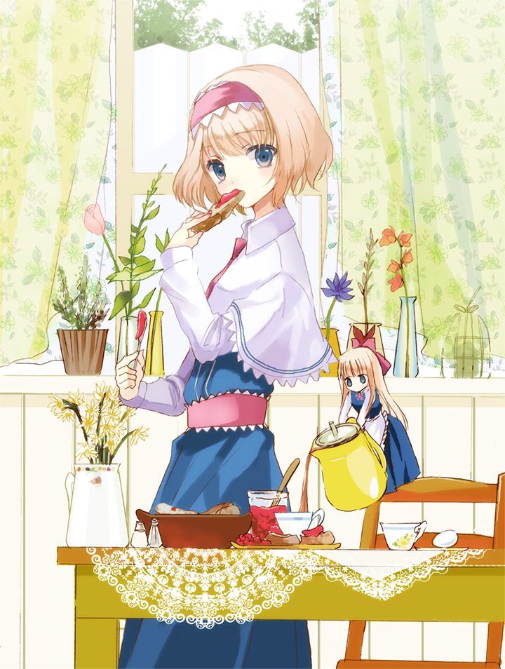 alice margatroid and shanghai doll (touhou) drawn by cierra_(ra-bit)