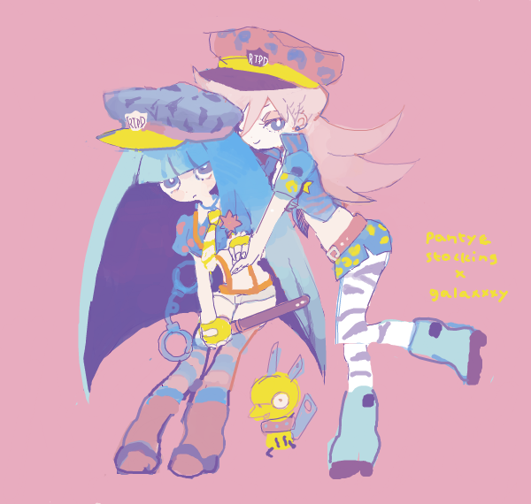 stocking, panty, and chuck (panty & stocking with garterbelt) drawn by ototoi