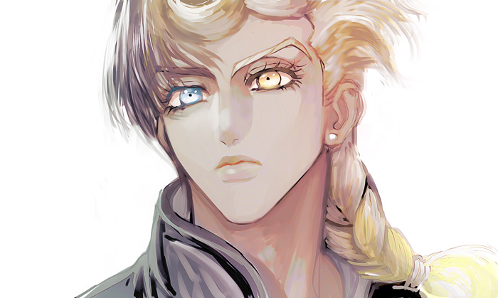 giorno giovanna and haruno shiobana (jojo no kimyou na bouken and 1 more) drawn by zakki