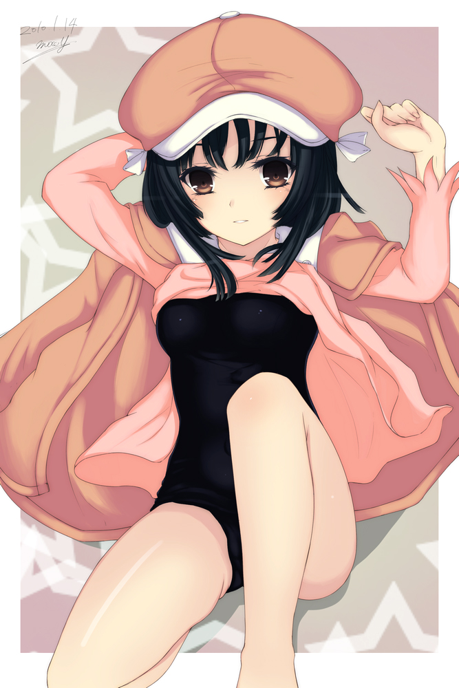 sengoku nadeko (monogatari and 1 more) drawn by moccy
