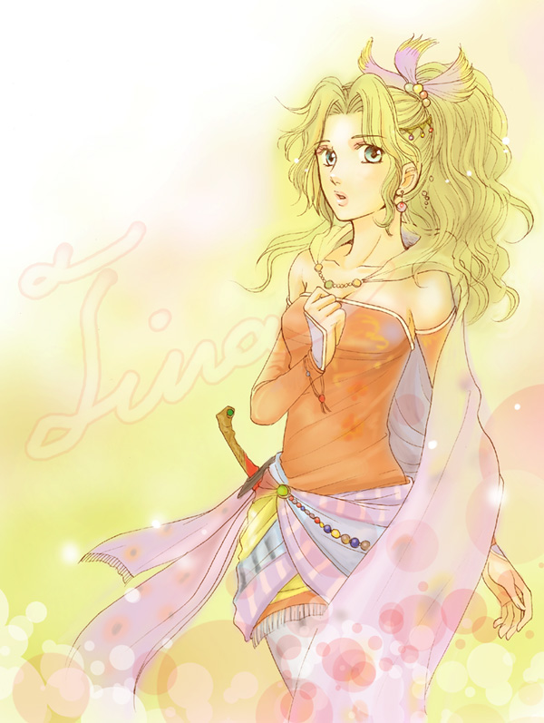 terra branford (final fantasy and 1 more) drawn by kinaco_(keikosu27)