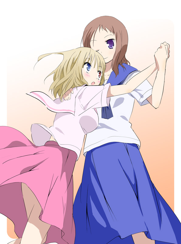 takei hisa and fukuji mihoko (saki) drawn by ayane_yuu