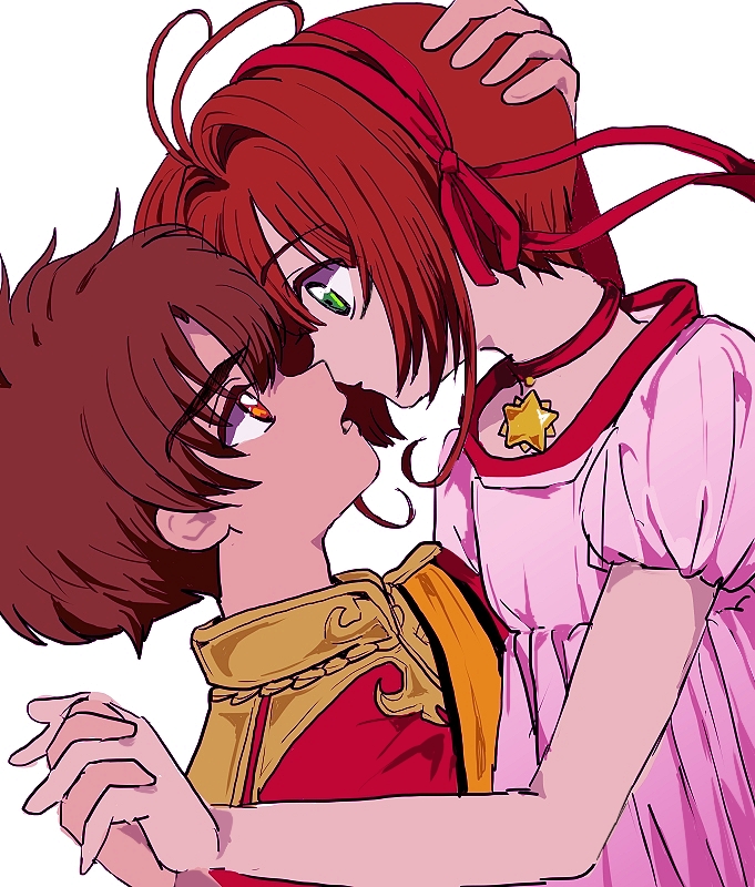 kinomoto sakura and li syaoran (cardcaptor sakura) drawn by 334yen
