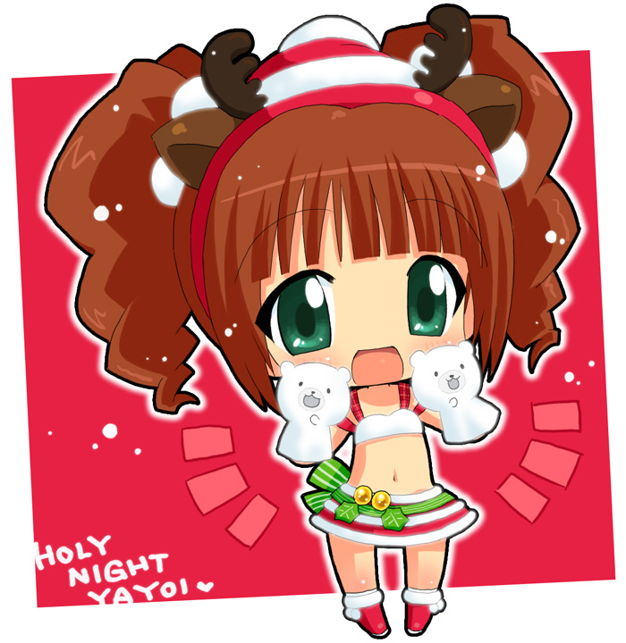 takatsuki yayoi (idolmaster and 1 more) drawn by hahifuhe