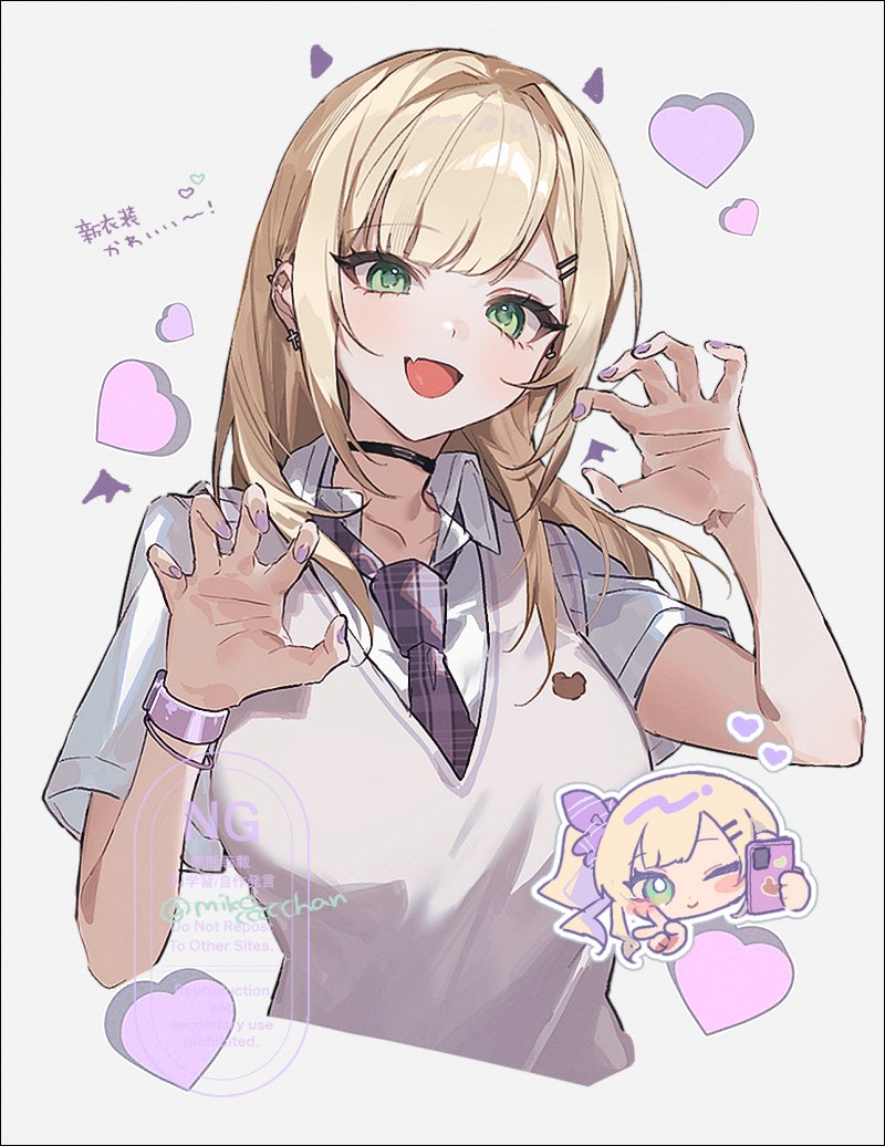 kurumi noah (vspo! and 1 more) drawn by mikoccccchan