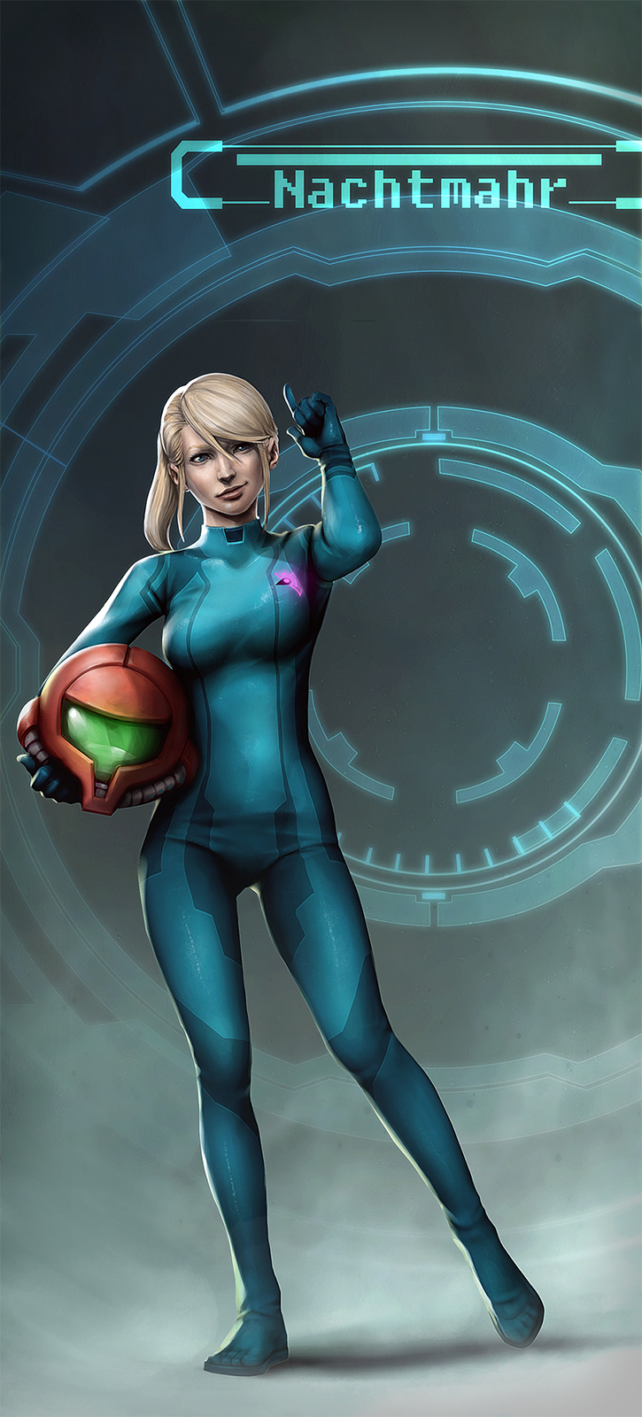 samus aran (metroid) drawn by nachtmahr