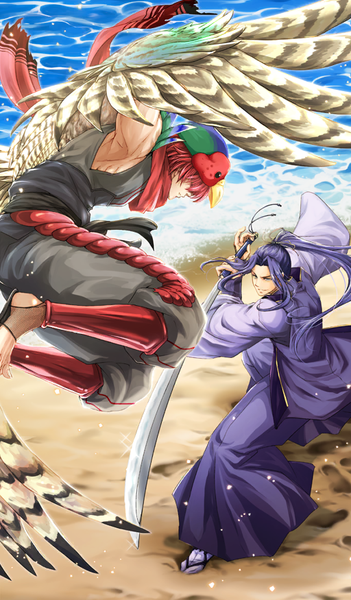 sasaki kojirou and fuuma kotarou (fate and 1 more) drawn by tokoma_makoto