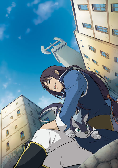 yuri lowell and repede (tales of and 2 more) drawn by aiya_kyuu