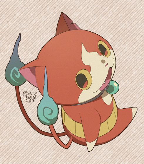 jibanyan (youkai watch) drawn by sg_(suuchan)
