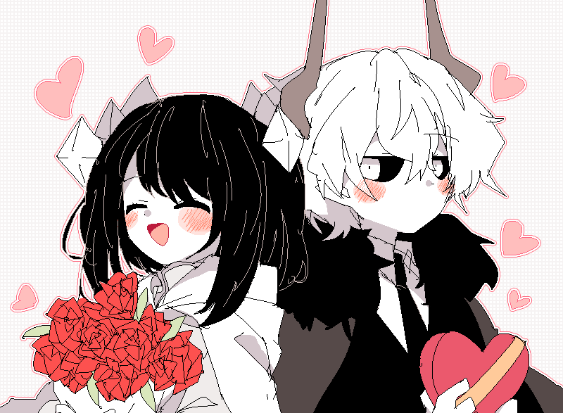 kcalb and etihw (funamusea and 1 more) drawn by kakketsu