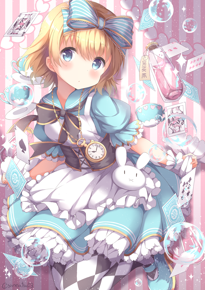 alice (alice's adventures in wonderland) drawn by niwasane_(saneatsu03)