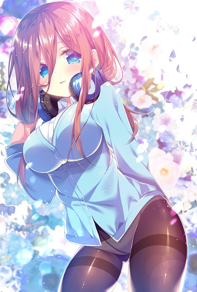 nakano miku (go-toubun no hanayome) drawn by mitsumomo_mamu