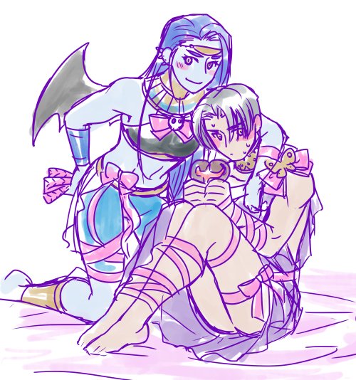thanatos and megaera (hades and 1 more) drawn by astraea_f