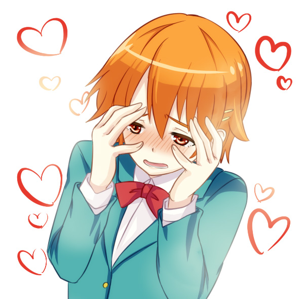 inami mahiru (working!!) drawn by hinata_sora