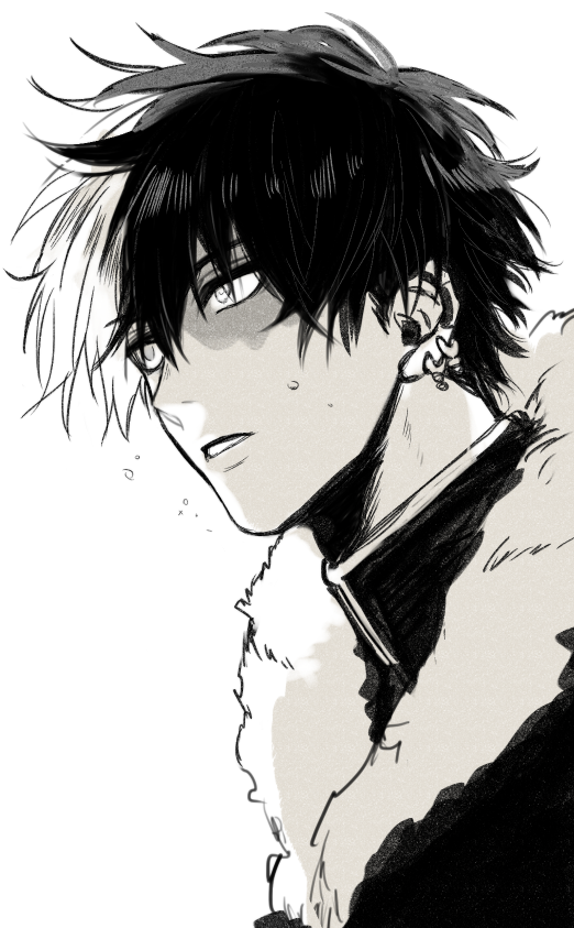 todoroki shoto (boku no hero academia) drawn by meta_(onipero_gm03)