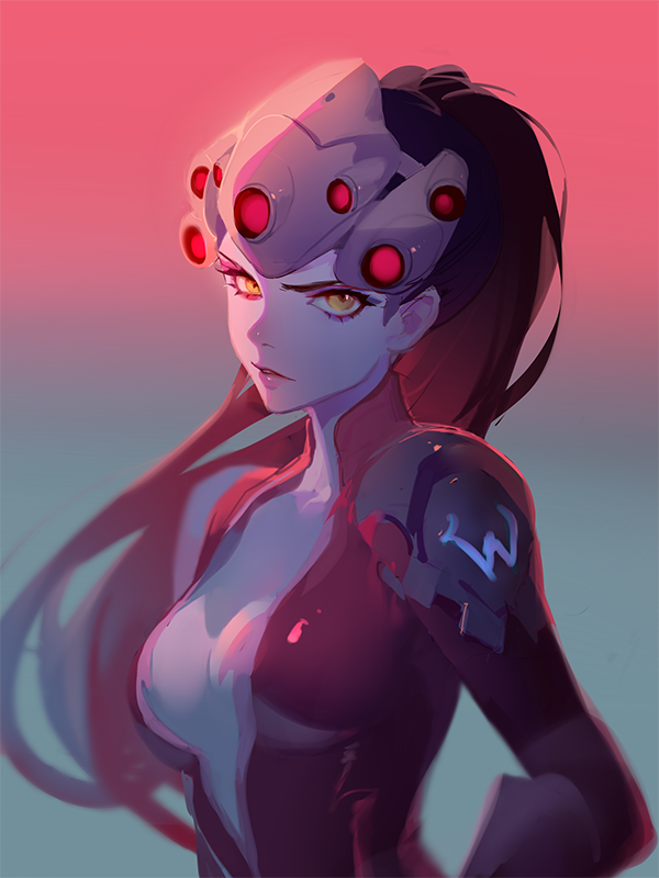 widowmaker (overwatch and 1 more) drawn by ask_(askzy)