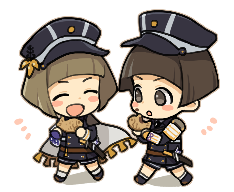 maeda toushirou and hirano toushirou (touken ranbu) drawn by nomuo_(shiromi)