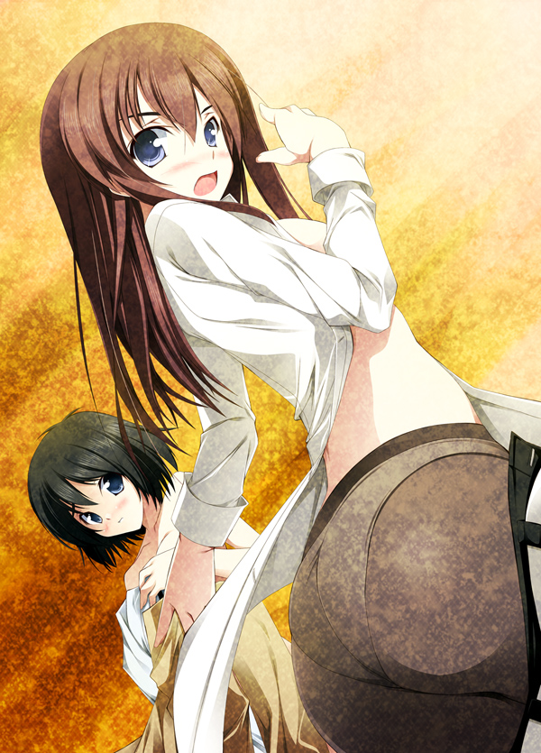 makise kurisu and shiina mayuri (steins;gate) drawn by yuuki_makoto_(radiant)