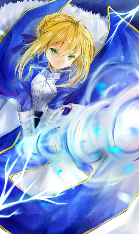 artoria pendragon and saber (fate and 1 more) drawn by vieny