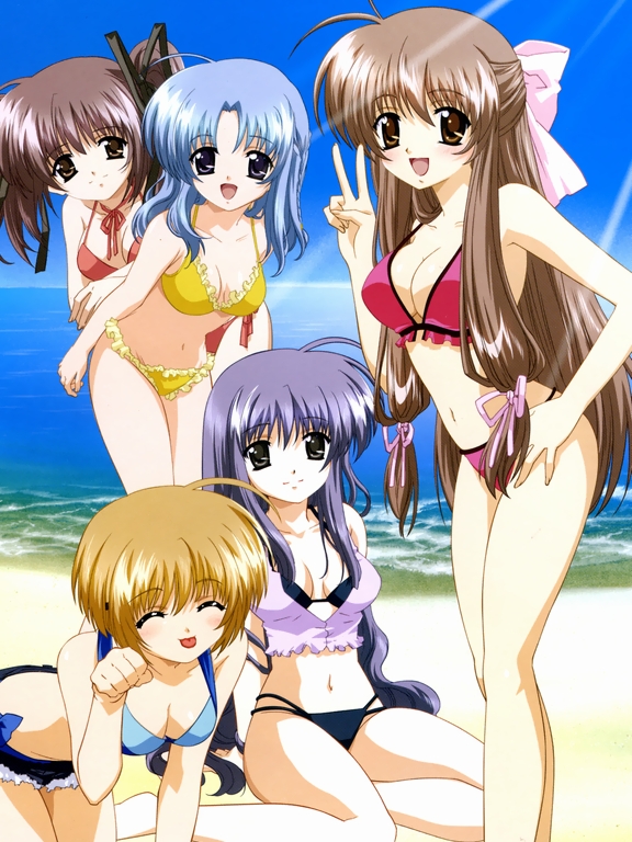 masuda shizuka, mizuhara akane, mutsu emiho, moriya miki, and menou yurika (final approach) drawn by shimazawa_noriko
