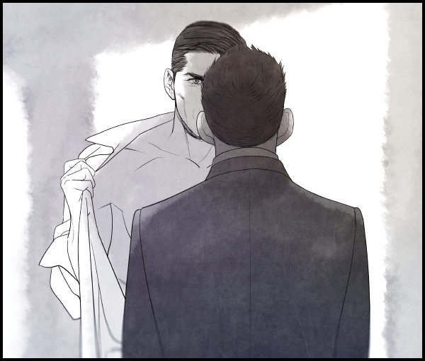 john reese and harold finch (person of interest) drawn by tabomi