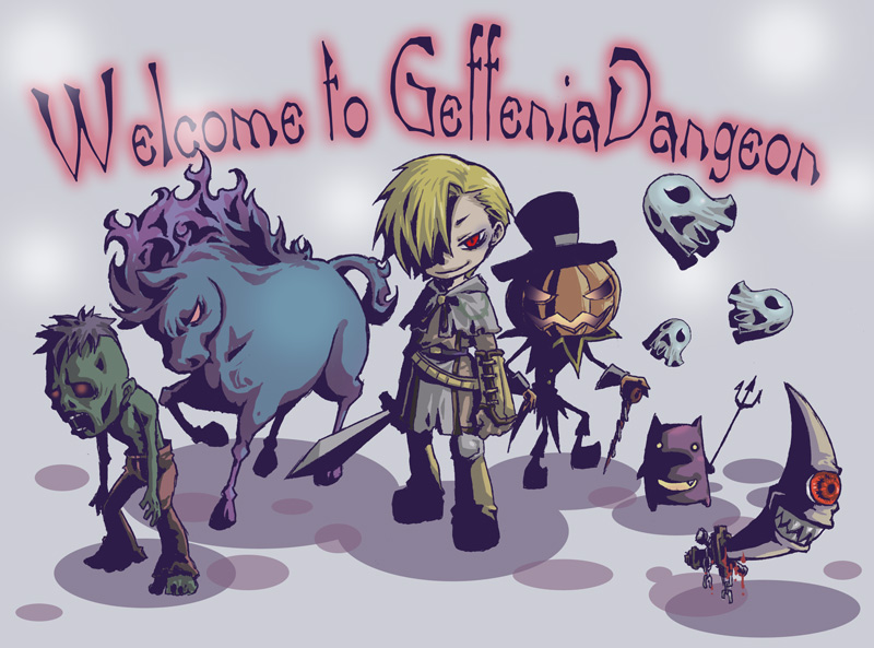 swordsman, deviruchi, whisper, jakk, doppelganger, and 3 more (ragnarok online) drawn by 47lgm