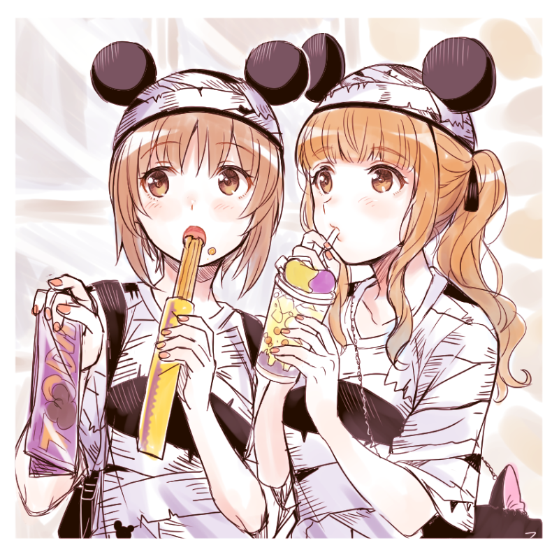 nishizumi miho and takebe saori (girls und panzer) drawn by totonii_(totogoya)