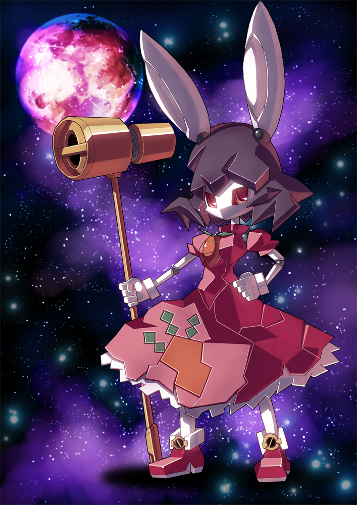 inaba tewi (touhou and 1 more) drawn by marik_(artist)