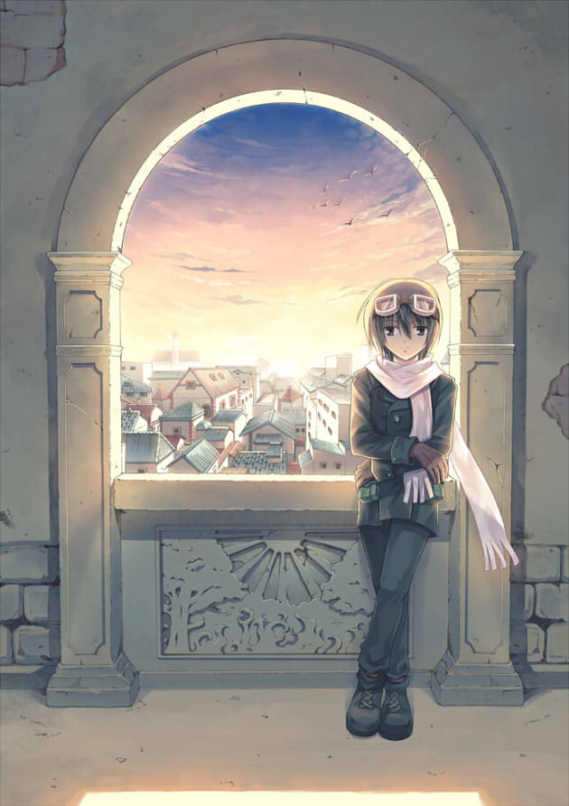 kino (kino no tabi) drawn by bat_(coumori) and yukisora