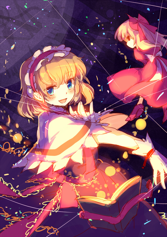 alice margatroid and shanghai doll (touhou) drawn by yetworldview_kaze