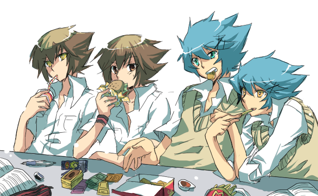 yuki judai and johan andersen (yu-gi-oh! and 1 more)