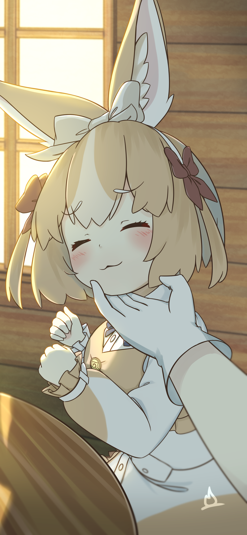 domestic rabbit (kemono friends and 1 more) drawn by onefiresticks