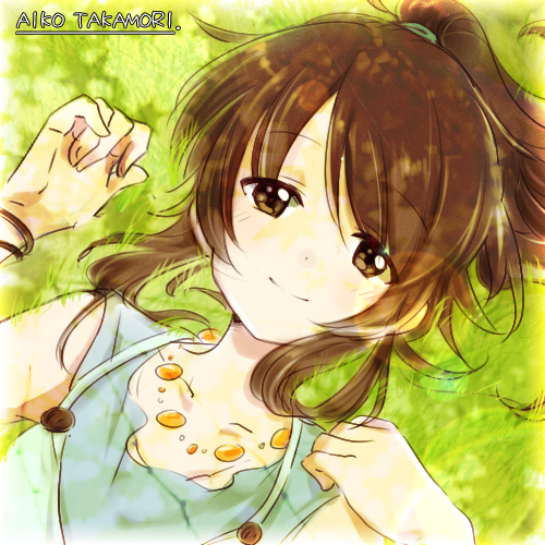 takamori aiko (idolmaster and 1 more) drawn by raku_(famxmej)
