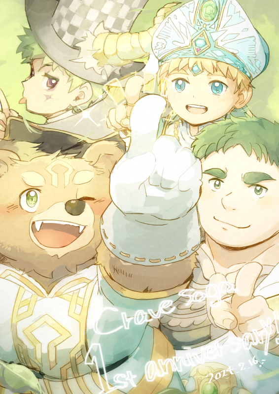 gab, shmiel, nine, and focalor (crave saga) drawn by hiratai_tori