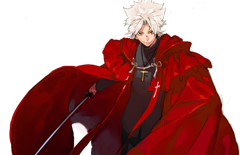 amakusa shirou (fate and 1 more) drawn by pako_(pakosun)