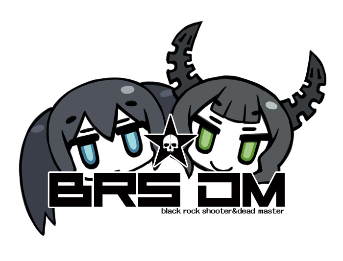 black rock shooter and dead master (black rock shooter) drawn by chan_co