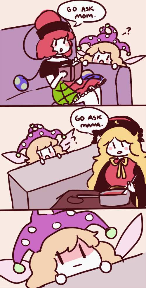 clownpiece, junko, and hecatia lapislazuli (touhou) drawn by orz_(kagewaka)