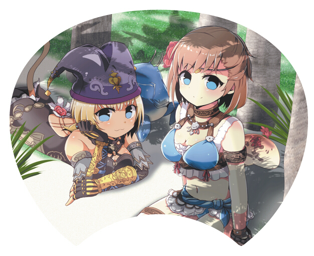 mumor and uka totlihn (final fantasy and 1 more) drawn by ntapopo