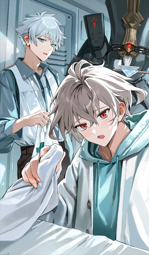 sieg, charles-henri sanson, and charles babbage (fate and 1 more) drawn by keki_chogyegi