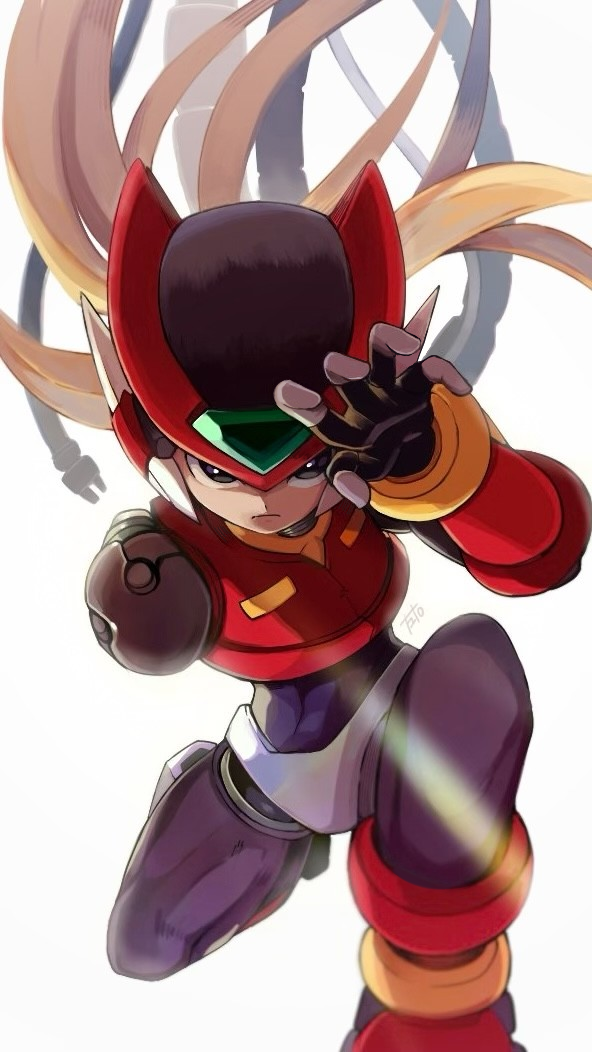 zero and zero(z) (mega man and 1 more) drawn by teto_(y3832)