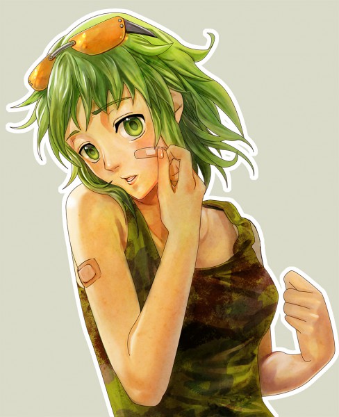 gumi (vocaloid and 1 more) drawn by bokuto