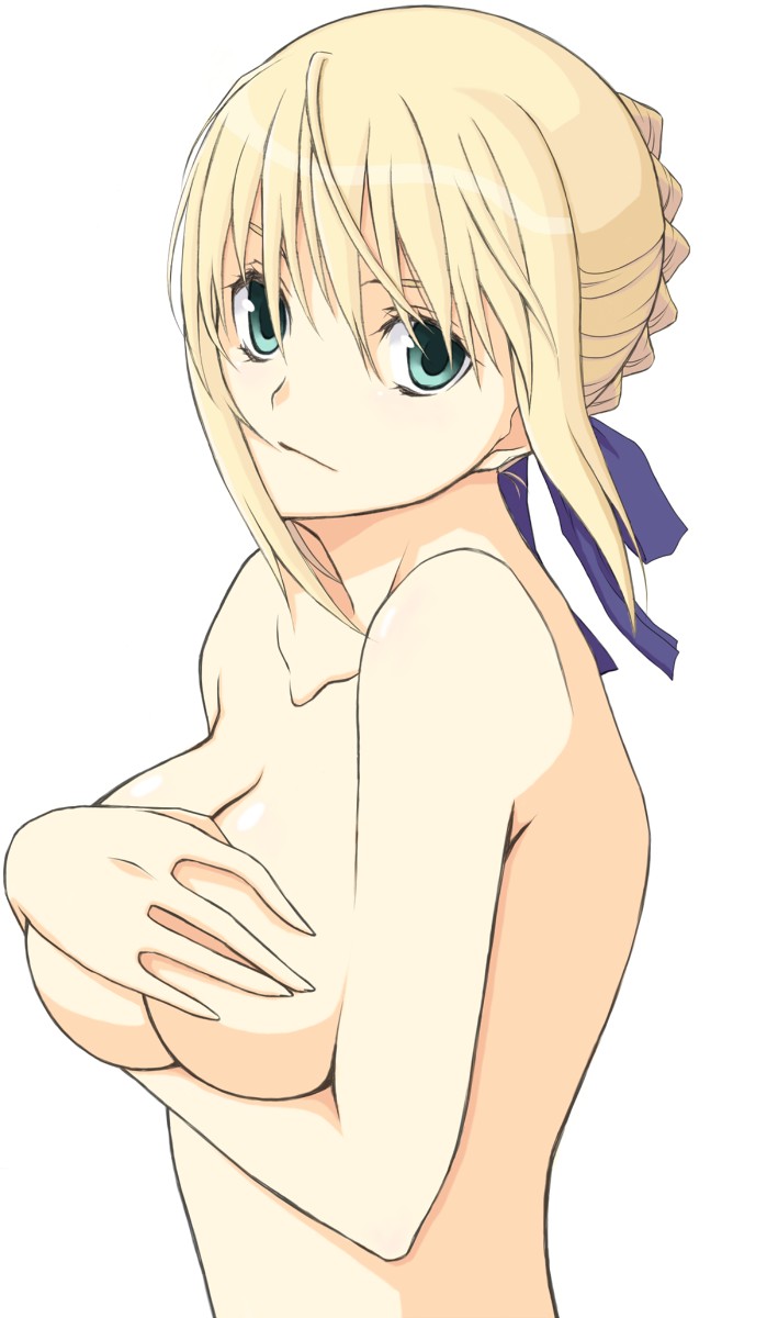 artoria pendragon and saber (fate and 1 more) drawn by kamimiya