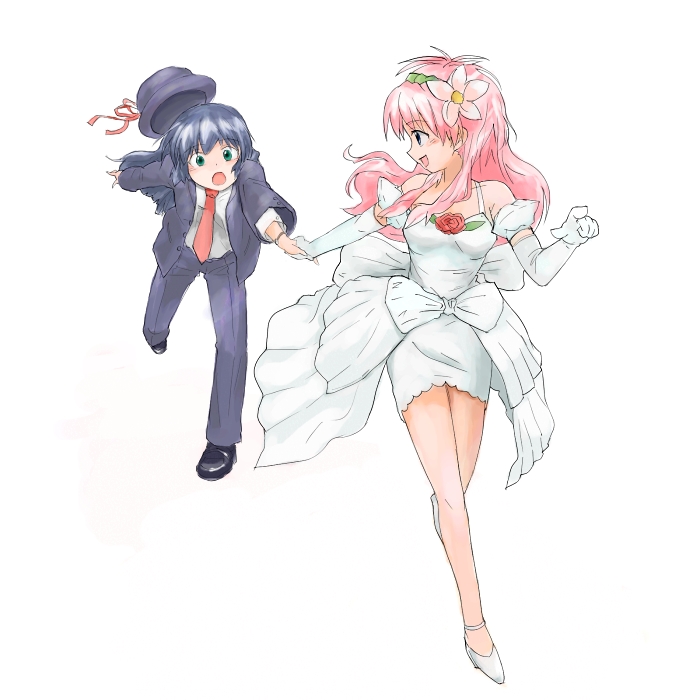 milfeulle sakuraba and karasuma chitose (galaxy angel) drawn by nyama