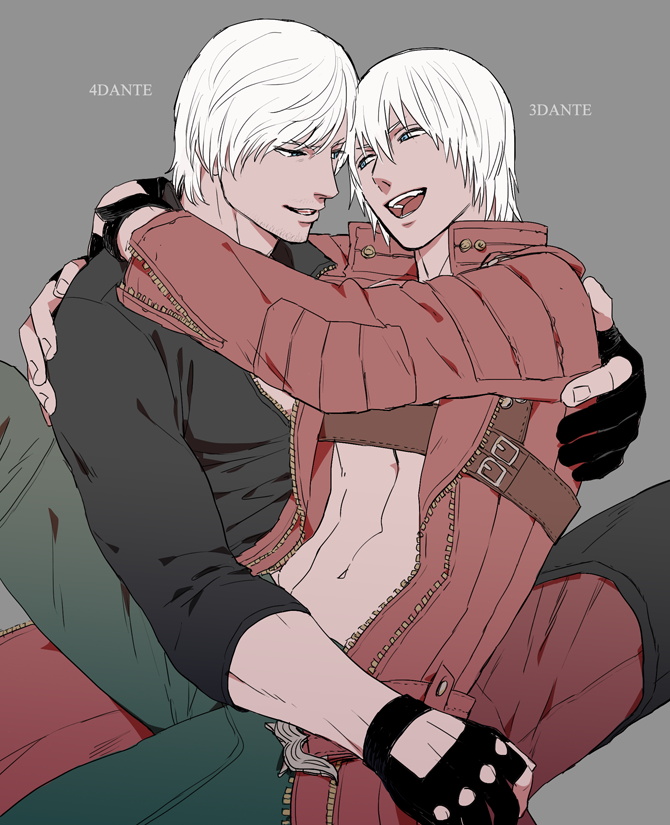 dante (devil may cry and 2 more) drawn by yunopan_chako