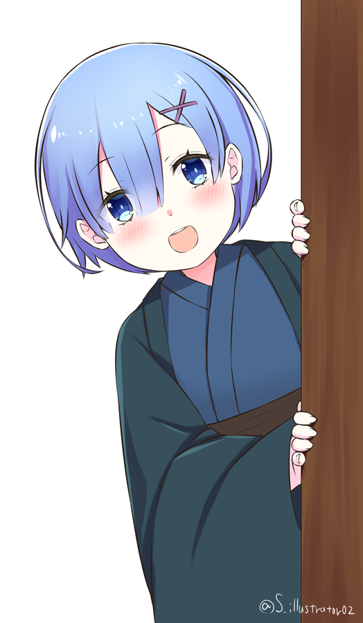 rem (re:zero kara hajimeru isekai seikatsu) drawn by s_(hdru2332)