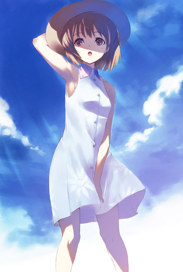hagiwara yukiho (idolmaster and 1 more) drawn by kawata_hisashi