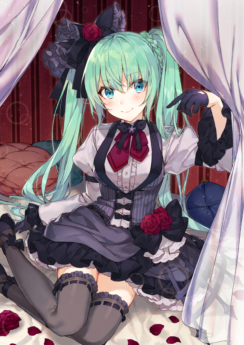 hatsune miku (vocaloid and 1 more) drawn by shirako_miso