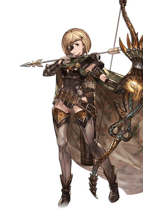 djeeta and sidewinder (granblue fantasy) drawn by minaba_hideo