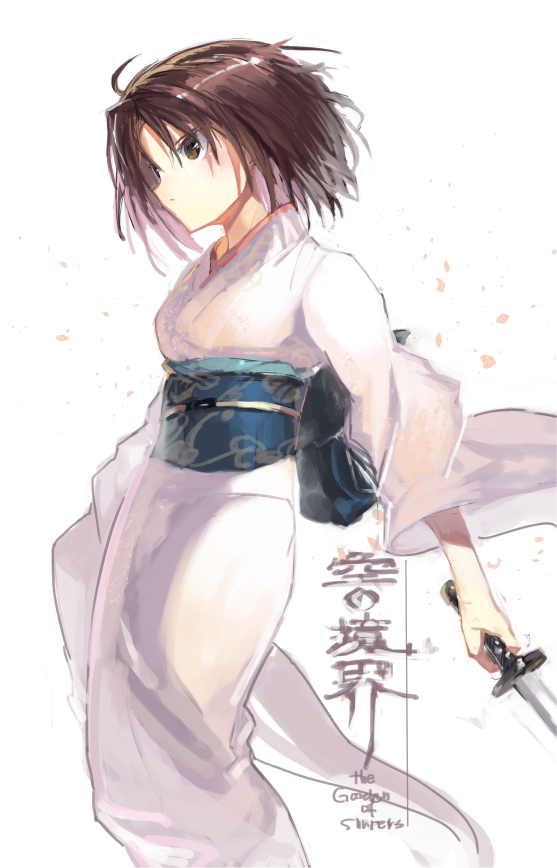 ryougi shiki and void shiki (kara no kyoukai) drawn by kokaki_mumose